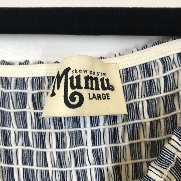 Show Me Your MuMu Black and White Striped High Low Dress - Picture 7 of 9